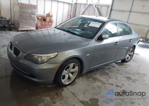 2008 BMW 528I из США, поврежденный, VIN WBANU53508C116448